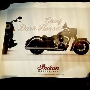 Indian Motorcycle Chief Dark Horse Poster